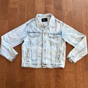 Fashion Nova Light Wash Denim Jacket - Pale Blue